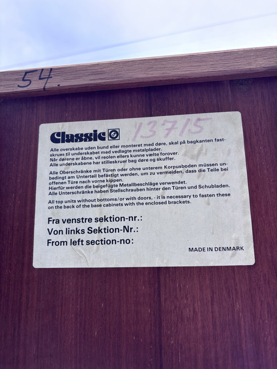 Image 1 of Vintage Teak Vitrinekast Kast