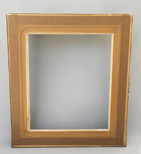 Image 1 of Handgemaakte vintage barokke houten lijst in Lodewijk XVI-stijl. Uniek exemplaar. Exclusieve kleur.