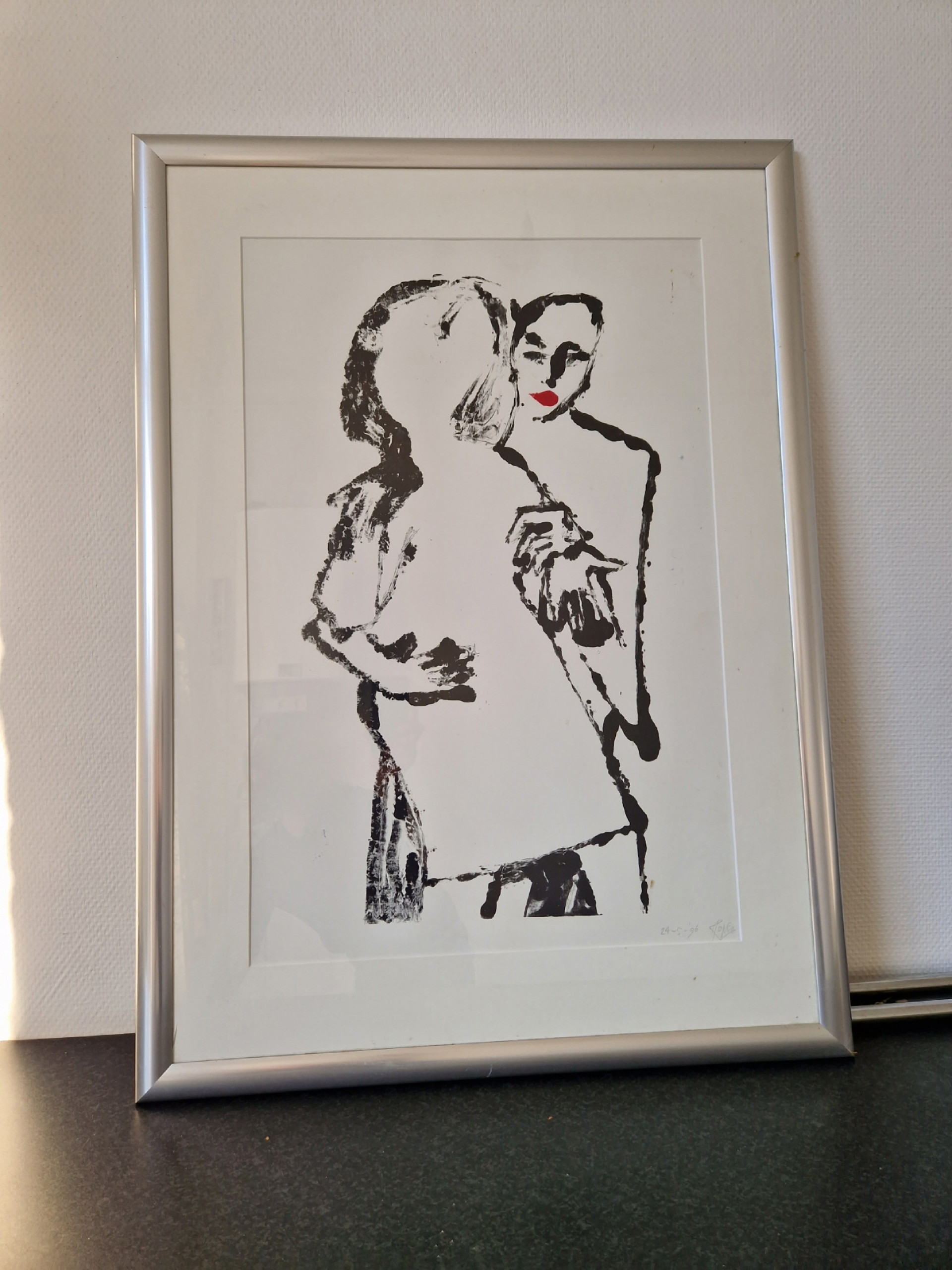 LAST DANCE REFRAIN 八王子Pサイン入り Large work dancing passe partout 68 x 94 signed | €75 | Whoppah