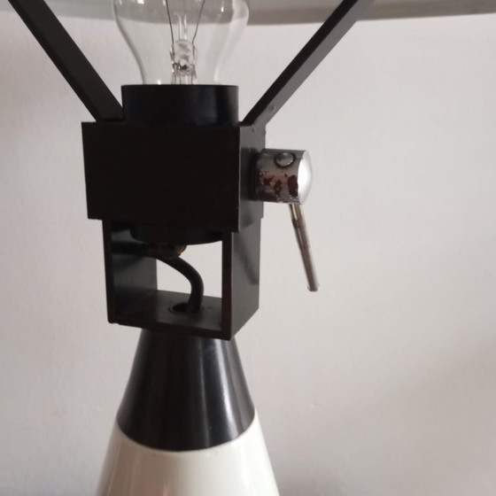 Image 1 of Lampe de table vintage Elio Martinelli Radar, design italien de l'ère spatiale
