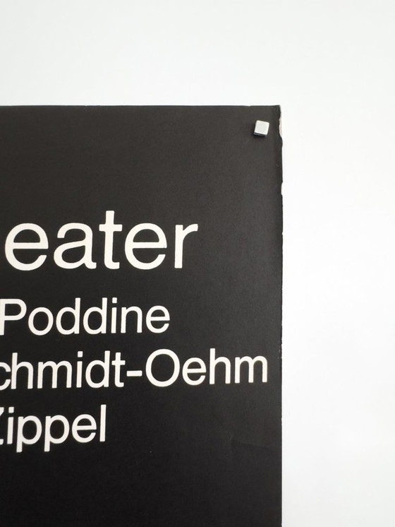 Image 1 of 🖤 Die Nacht der Puppen – c. 1970 – Original A1 Theater Poster by F + R  Grindler | Screen Print | 84 × 59 cm | West Germany