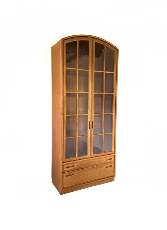 Image 1 of Vitrine vintage XL en teck, Dyrlund '80