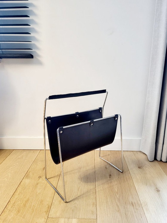 Image 1 of Portariviste in pelle, design anni '70