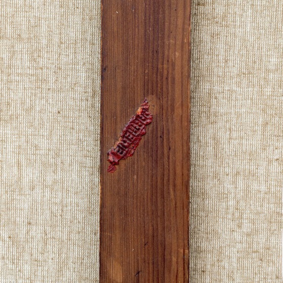 Image 1 of Edward Portielje "La lettre", peinture à l'huile flamande du 19e siècle représentant deux dames