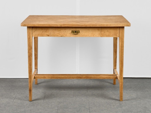 Vintage Oak Table, Czechoslovakia