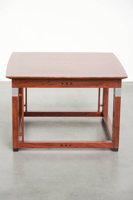 Image 1 of Schöner quadratischer Beistelltisch/Couchtisch im Art-Deco-Design von Schuitema aus der Decoforma-Serie
