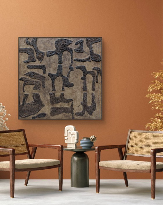 Image 1 of Pintura de arte moderno/objeto de pared: Reino animal