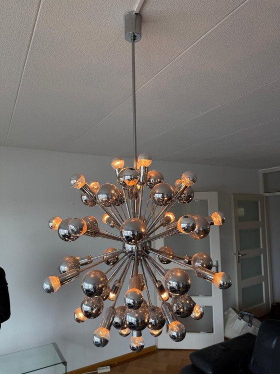Lampada a Sospensione Sputnik Vintage Stile Space Age degli Anni '60 o '70 – Ingo Maurer (photo 3 of 22)