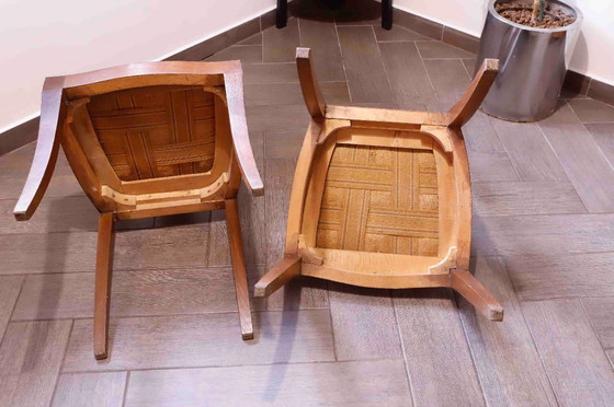 Image 1 of Ensemble de 4 chaises de salle à manger Art Nouveau