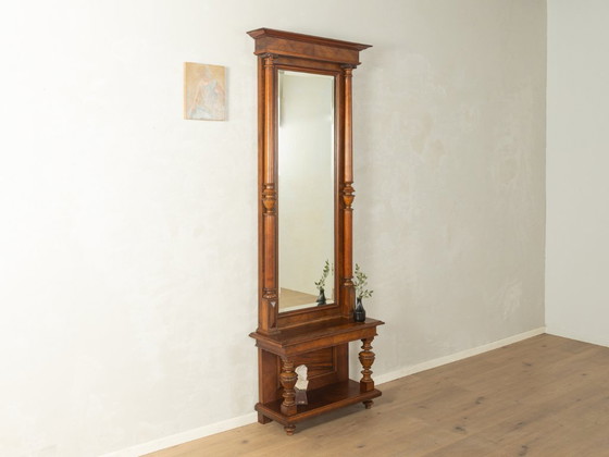 Image 1 of Standing mirror with console from 1880s, Vintage