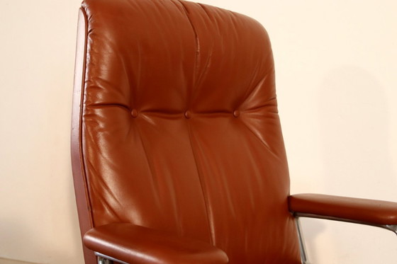 Image 1 of Tecno P126 Chefsessel, entworfen von Osvaldo Borsani für Tecno im Jahr 1966