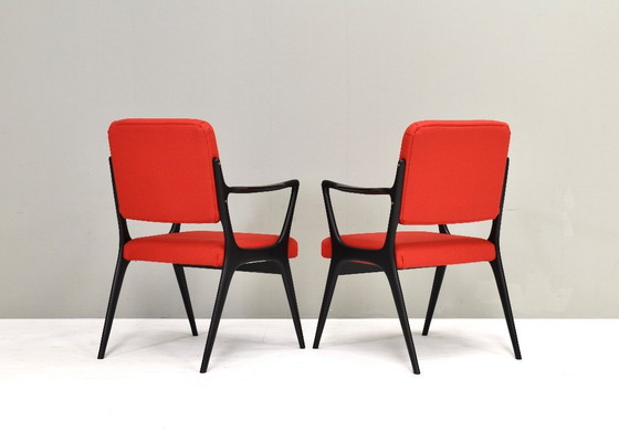 Image 1 of 2x S5 fauteuils van Alfred Hendrickx voor Belform, België, 1958