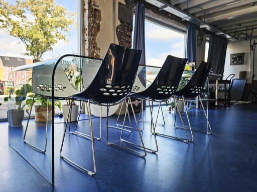 Mesa/escritorio de comedor de cristal de diseño – eettafels, Glass (photo 2 of 5)