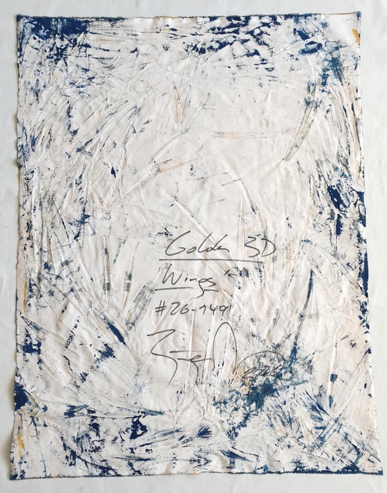 Jürgen Angeler - Golden 3D Wings – Paintings & Drawings, Canvas, Abstract (photo 9 of 24)