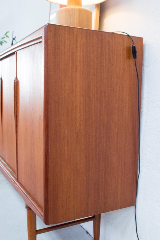 Image 1 of Aco Mobler Axel Christensen Highboard Dressoir Vintage Teakhout