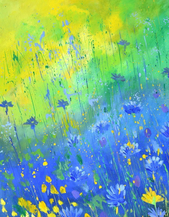 Image 1 of Blue cornflowers 79