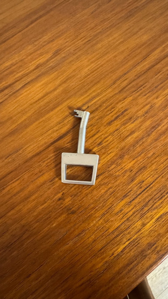 Image 1 of Vintage teak highboard, tall cabinet