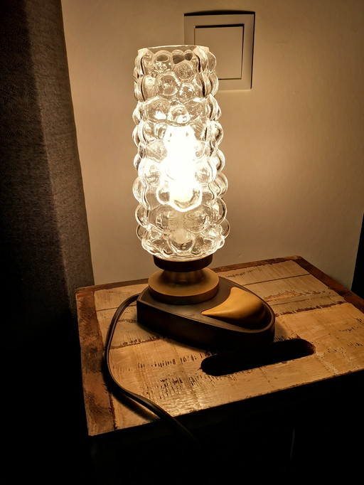 Set of Space Age Bubble bedside lamps