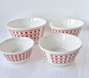 Original Art Deco Ditmar Urbach Znojmo Keramik Majolika Bowl Schüssel Set um 1929 Z-Marke Selten!