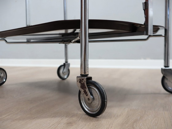 Image 1 of Carrello di servizio pieghevole vintage / carrello da bar design anni '60