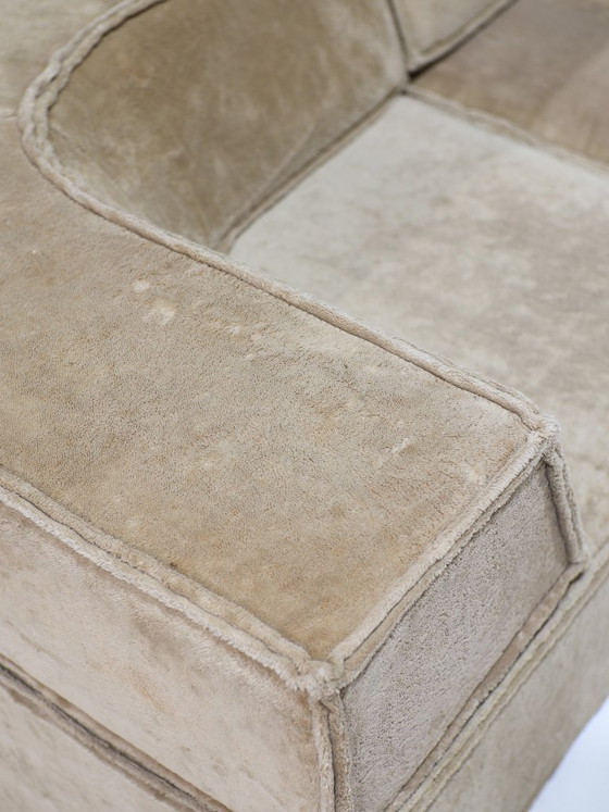 XXL Cor Trio Modulaire Sofa Landscape Bank Beige Geel 1973 – Modulaire banken, Textile (photo 16 of 21)