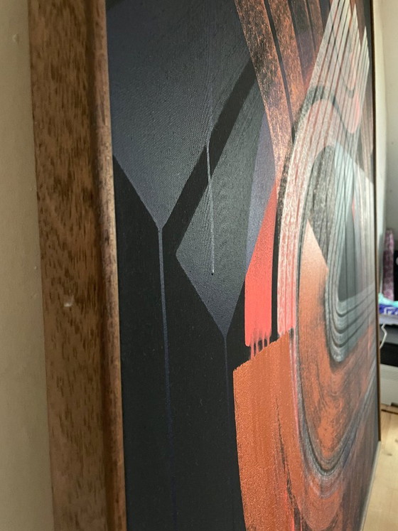Yomar Augusto - S001-A024 (2020) Rotterdam, Gemälde & Zeichnungen, Leinwand, Holz, Schwarz, Abstract (Foto 2 von 9)