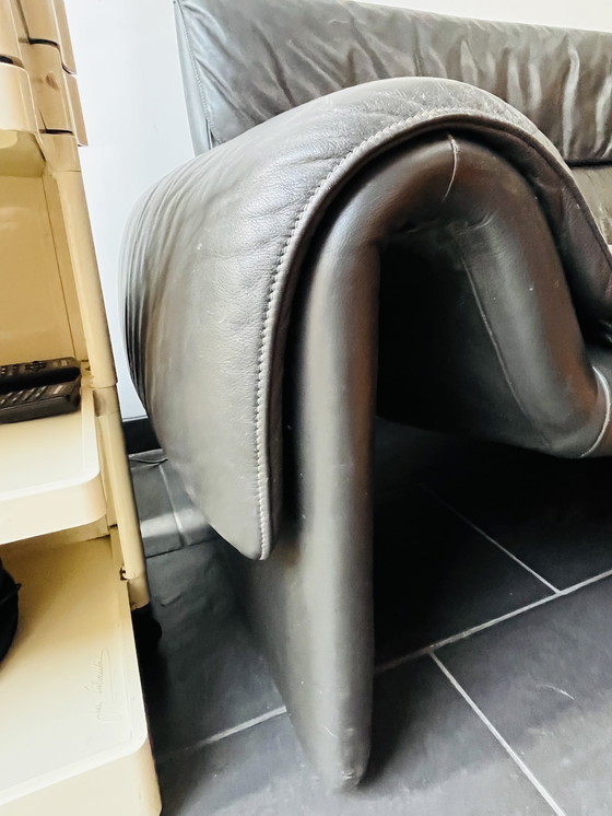 Image 1 of 80er Jahre Leder 3-Sitzer von 'de Sede', Modell 2011/03