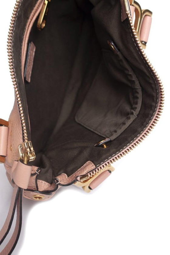 Image 1 of Chloe, piccola borsa Marcie in pelle color rosa Fallow