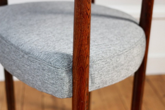 Image 1 of Fauteuil bridge scandinave palissandre Ole Gjerlov-Knudsen, 1960