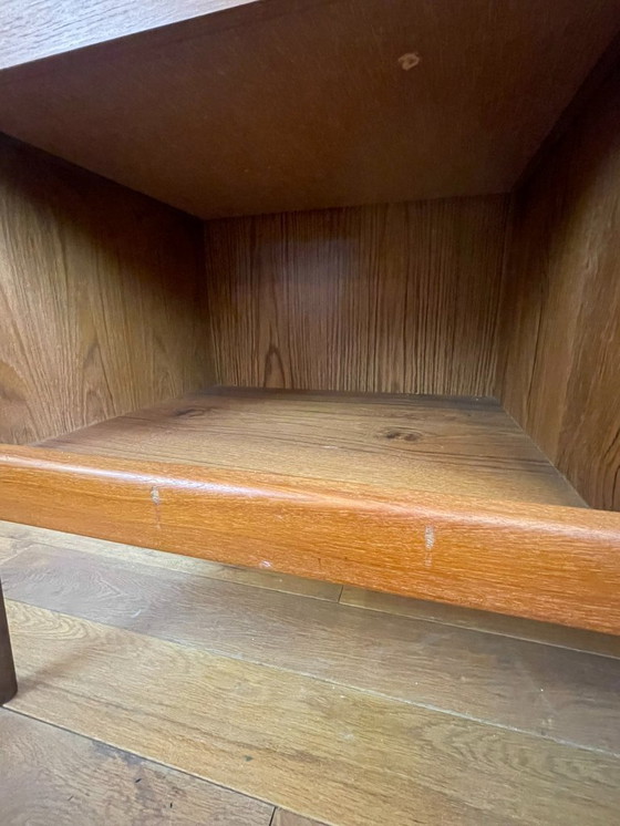 Image 1 of intage teak sideboard from Silkeborg Møbelfabrik – tambour doors