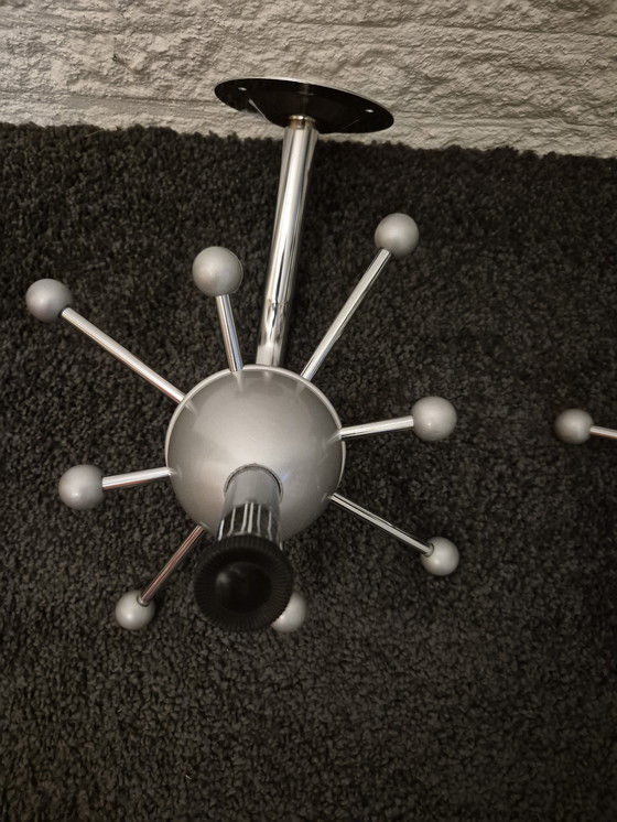 Image 1 of Spoetnik,sputnik kapstok, metallic, zilver-grijs