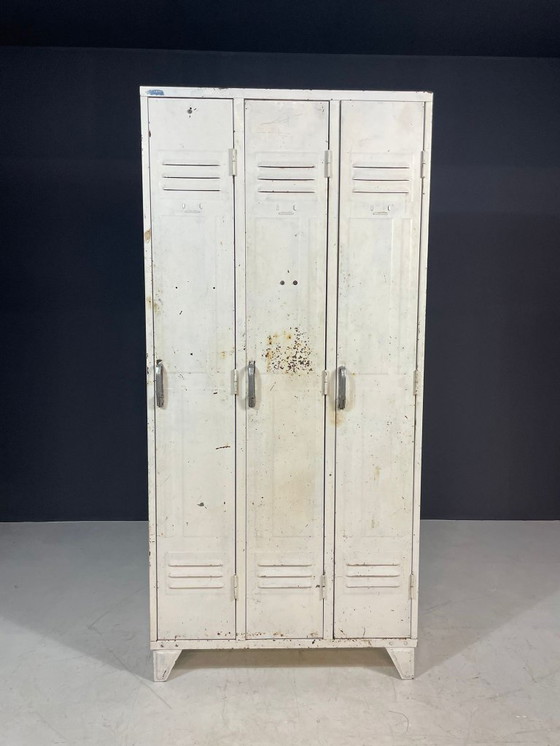 Image 1 of Industrial Metal Locker, 1970s, Czechoslovakia