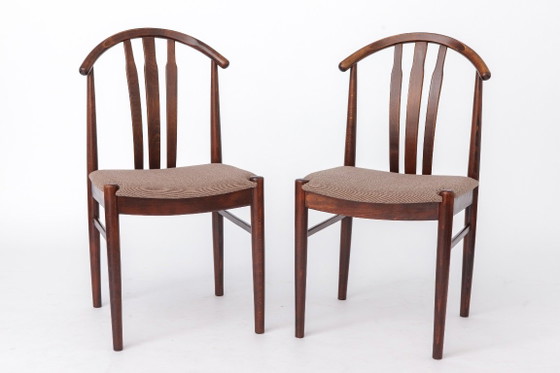 4 stoelen van Carl-Ewert Ekström | Zweden | Alb. Johansson & Söner, Hyssna | Jaren 60 Een prachtig paar (photo 4 of 12)