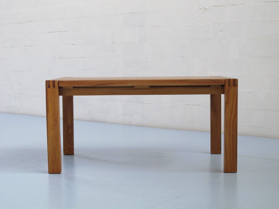 Image 1 of Table ou Bureau en Orme Massif Huilé Regain France