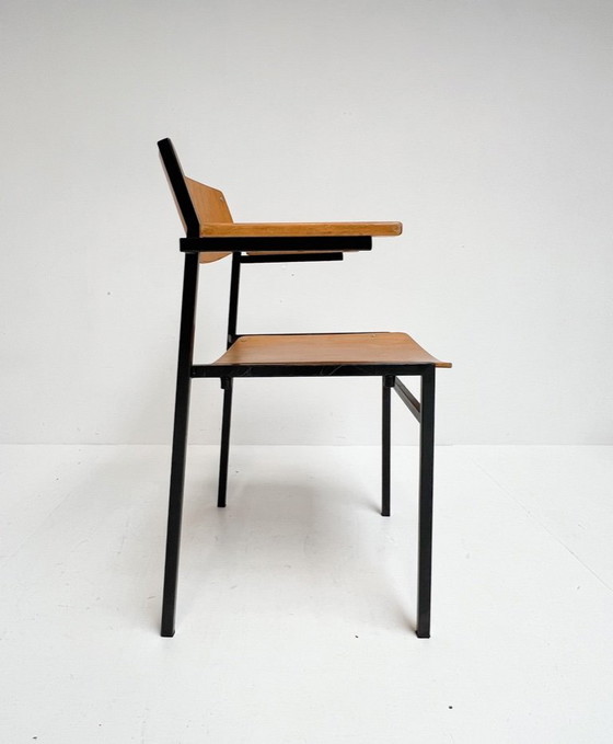 Image 1 of Set aus 6 stapelbaren Stühlen von Gijs van der Sluis, 1970er Jahre