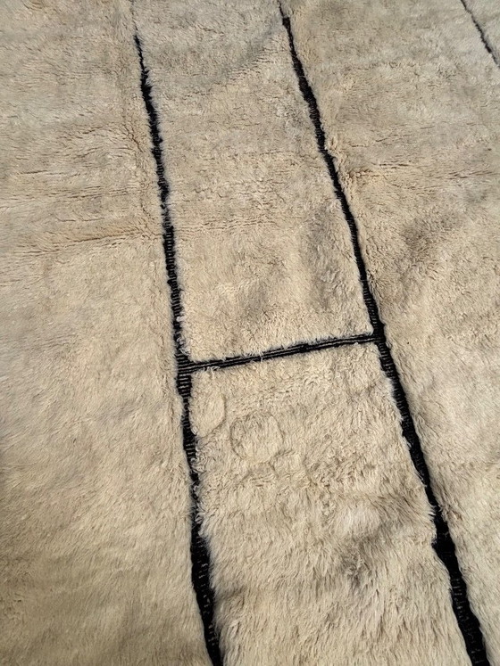 Large Moroccan Interior Living Room - Moroccan Berber Beni Ourain Rug 250x350 cm – Rugs & carpets, Wool (photo 11 of 12)
