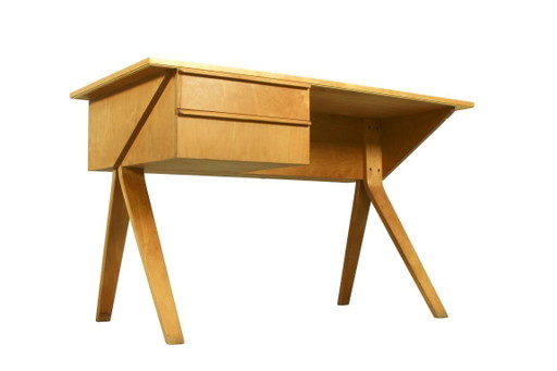Mid-Century Modern Model EB02 Birch Series Bureau door Cees Braakman voor UMS Pastoe, 1952