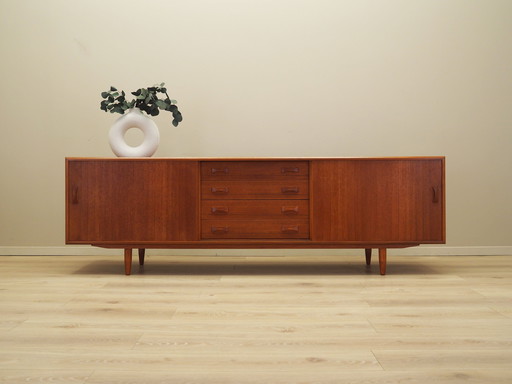 Sideboard aus Teakholz, dänisches Design, 1960er Jahre, Hersteller: Clausen & Sohn