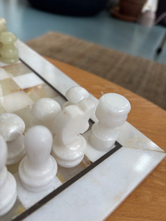 Image 1 of Unique marble chess set