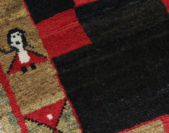 Image 1 of Original Persian carpet Gabbeh Ghashghai oriental carpet 250 cm x 157 cm old natural