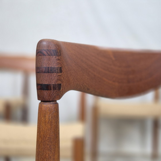 Image 1 of H.W. Klein, Bramin vintage Deense stoelen nieuw papercord