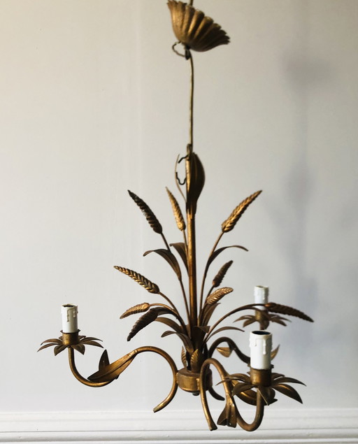 Florentine chandelier known as wheat ear by Hans Kögl