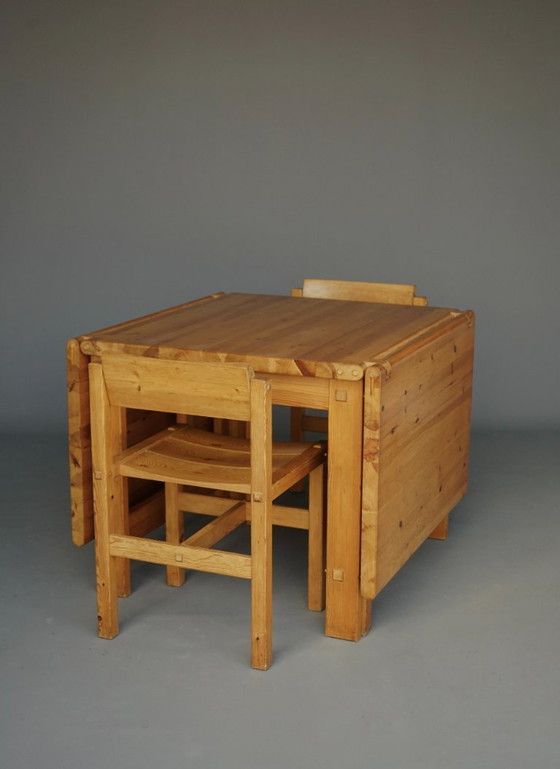 Image 1 of Set da pranzo in pino di Edwin Helseth per Stange Bruk, anni '60