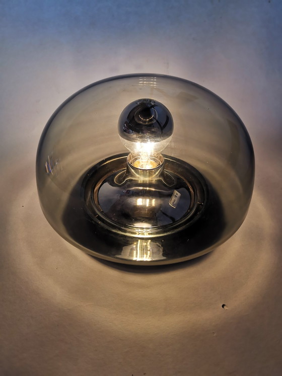 Image 1 of Lámpara de pared estilo era espacial de los años 70 de Glashütte Limburg.