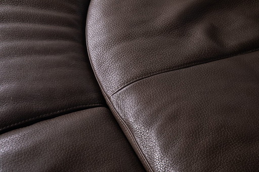 Einzigartiges Cocoon-Sofa aus Büffelleder