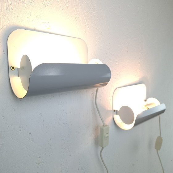 Image 1 of 2x vintage wandlamp Aneta Zweeds design