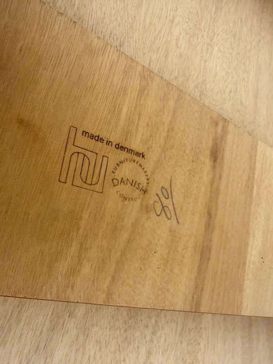 Image 1 of Tavolo da pranzo allungabile vintage danese in teak, disegnato da Poul Hundevad per Hundevad & Co., anni '60.