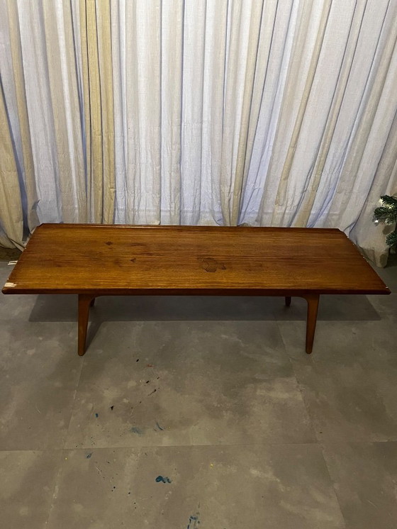 Image 1 of Table basse en teck, design danois, milieu du siècle