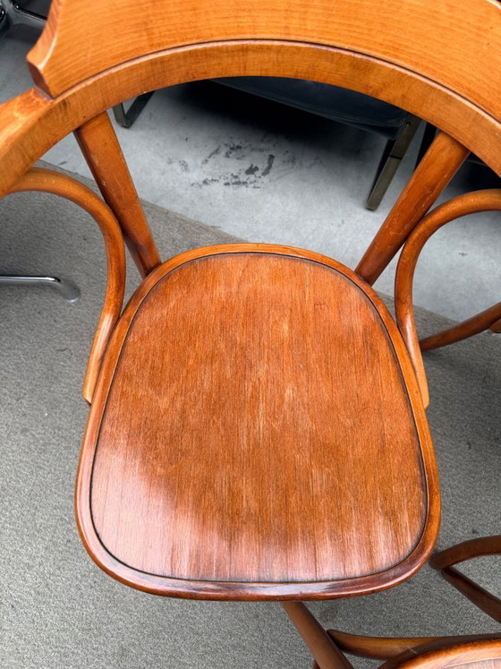 Image 1 of 8 chaises vintage de café/bistro (lot de 8)