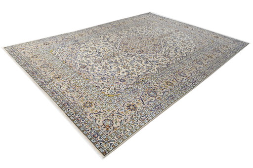 Perzisch tapijt Kashan 4.20 x 3.02 Oosters tapijt fijn nr. 24615